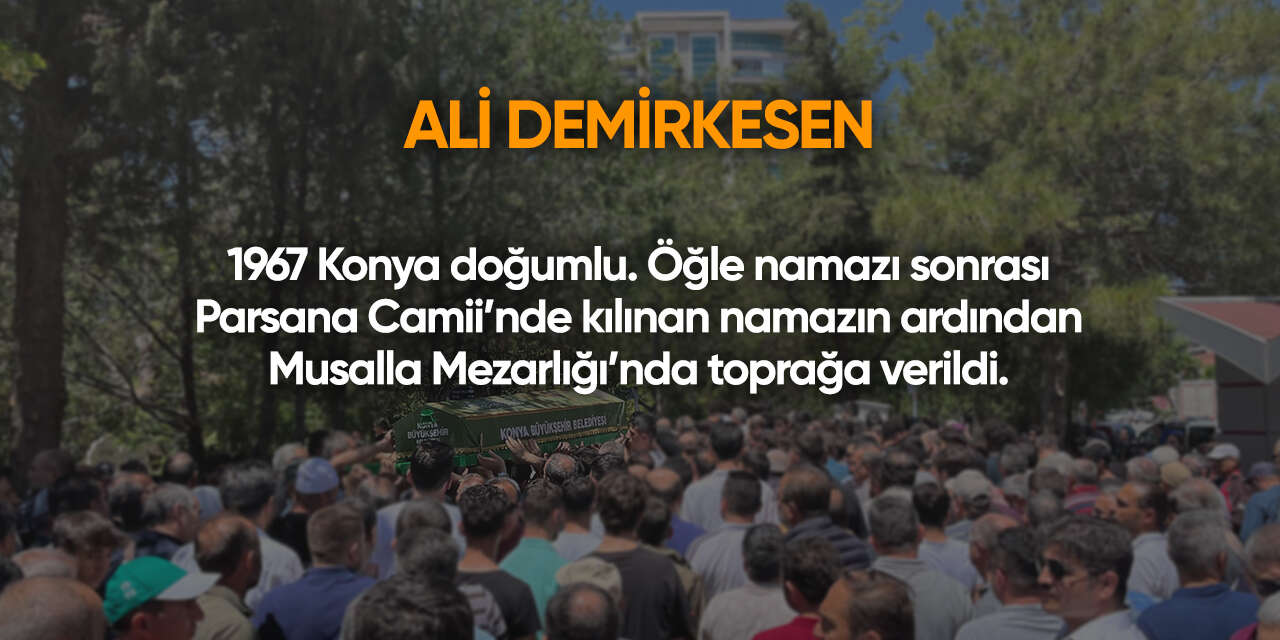 Konya'da bugün vefat edenler | 12 Ekim 2026 7